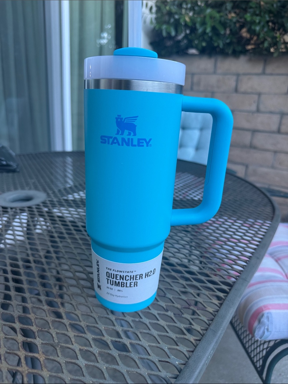Stanley Blue Insulated Quencher Mug with Handle